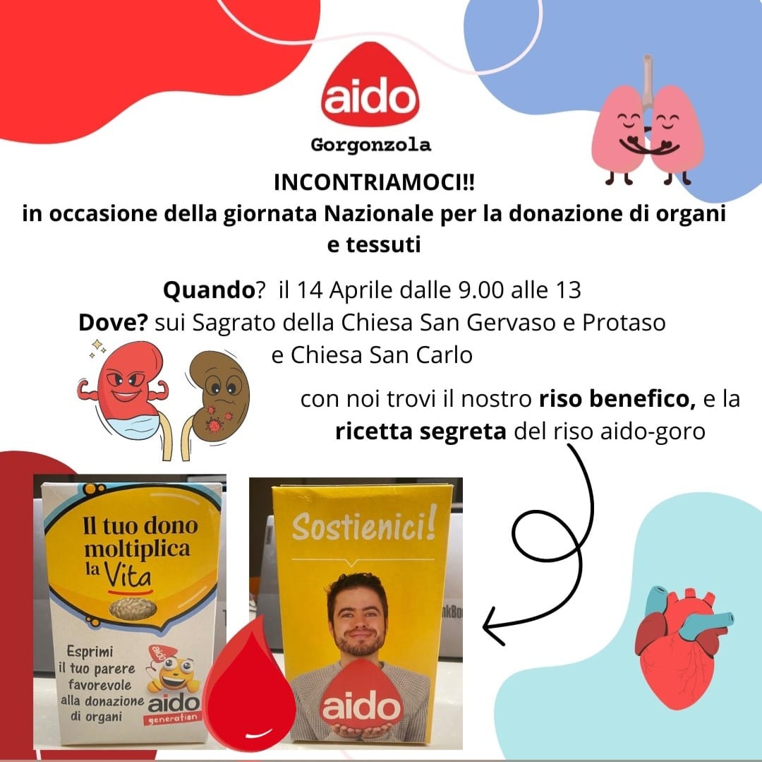 AIDO Giornata Nazionale per la donazione di organi