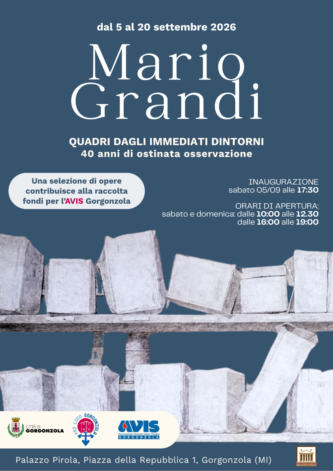 Mario Grandi dal 5 al 20 Settembre